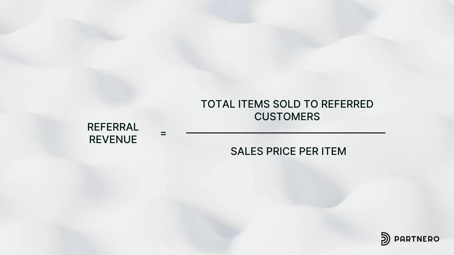 Referral Revenue formula