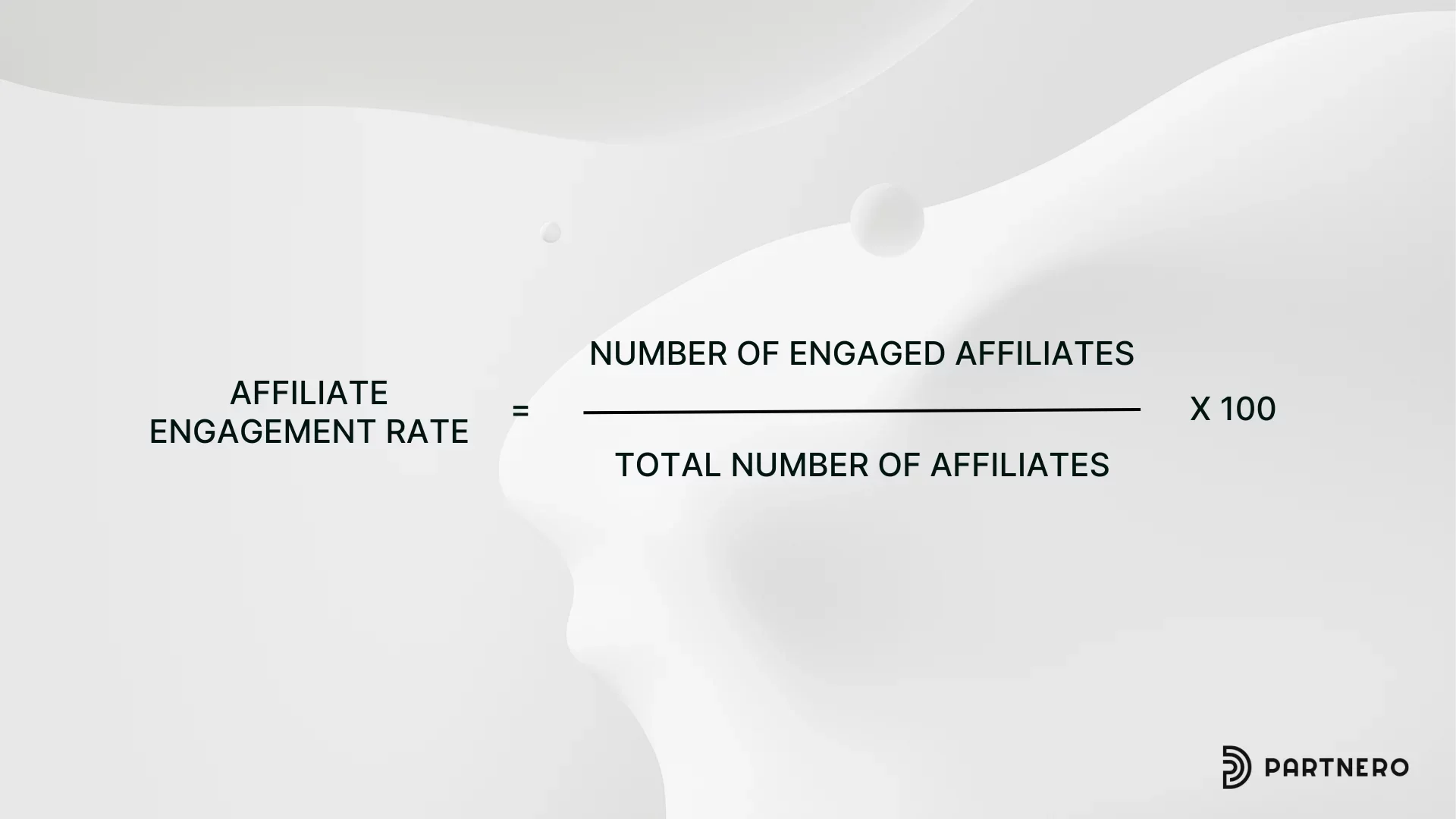 affiliate engagement rate formula, an affiliate marketing benchmark and KPI