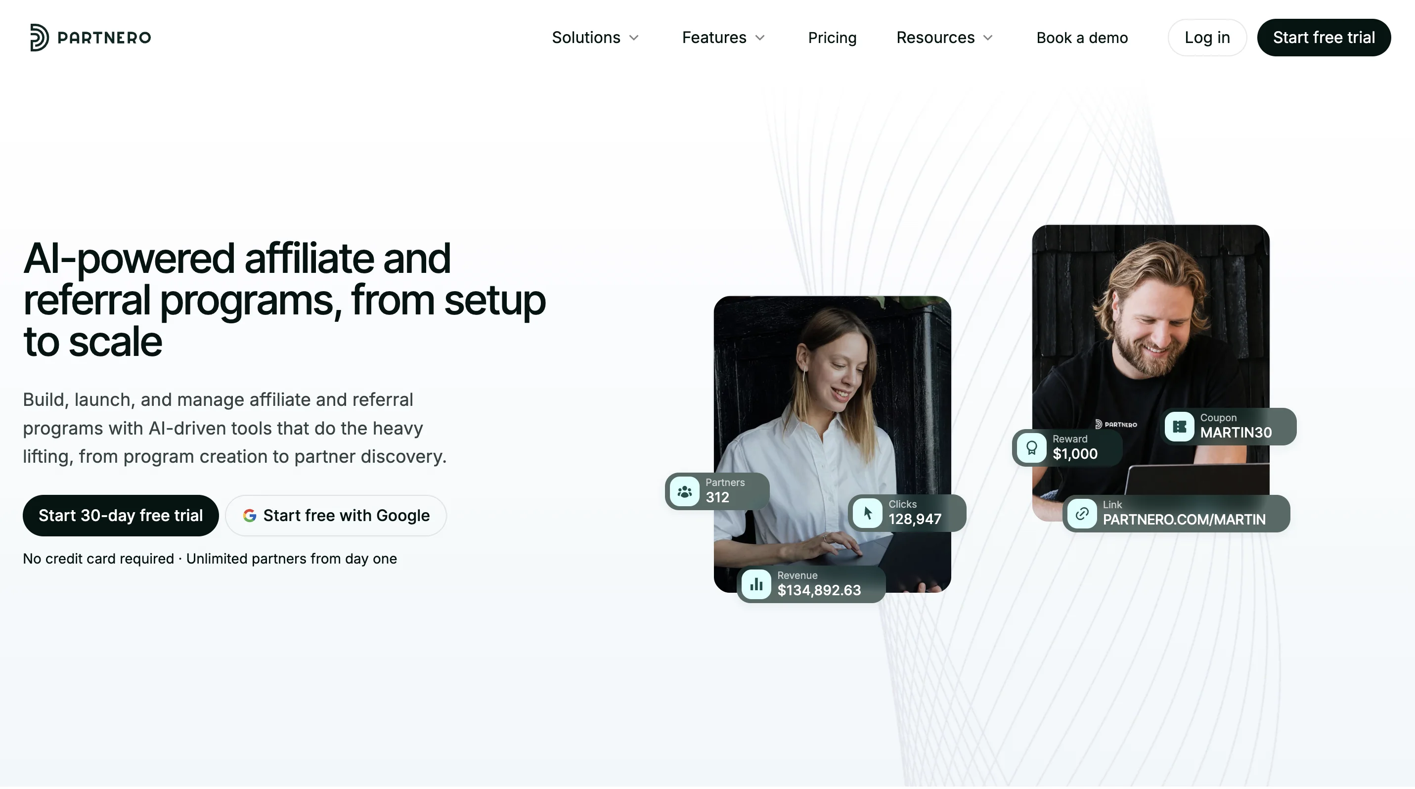 Partnero website