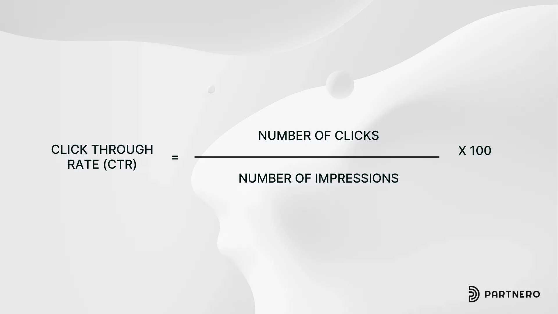 Click-Through Rate (CTR) formula, an affiliate marketing benchmark and KPI