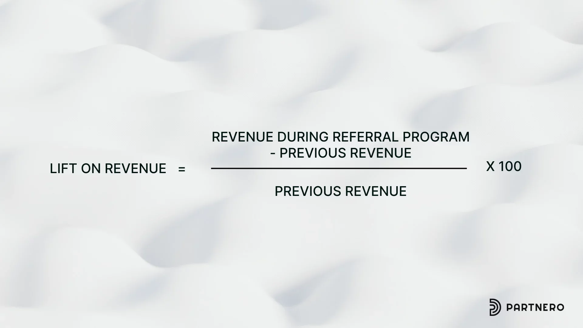 Lift on Revenue formula
