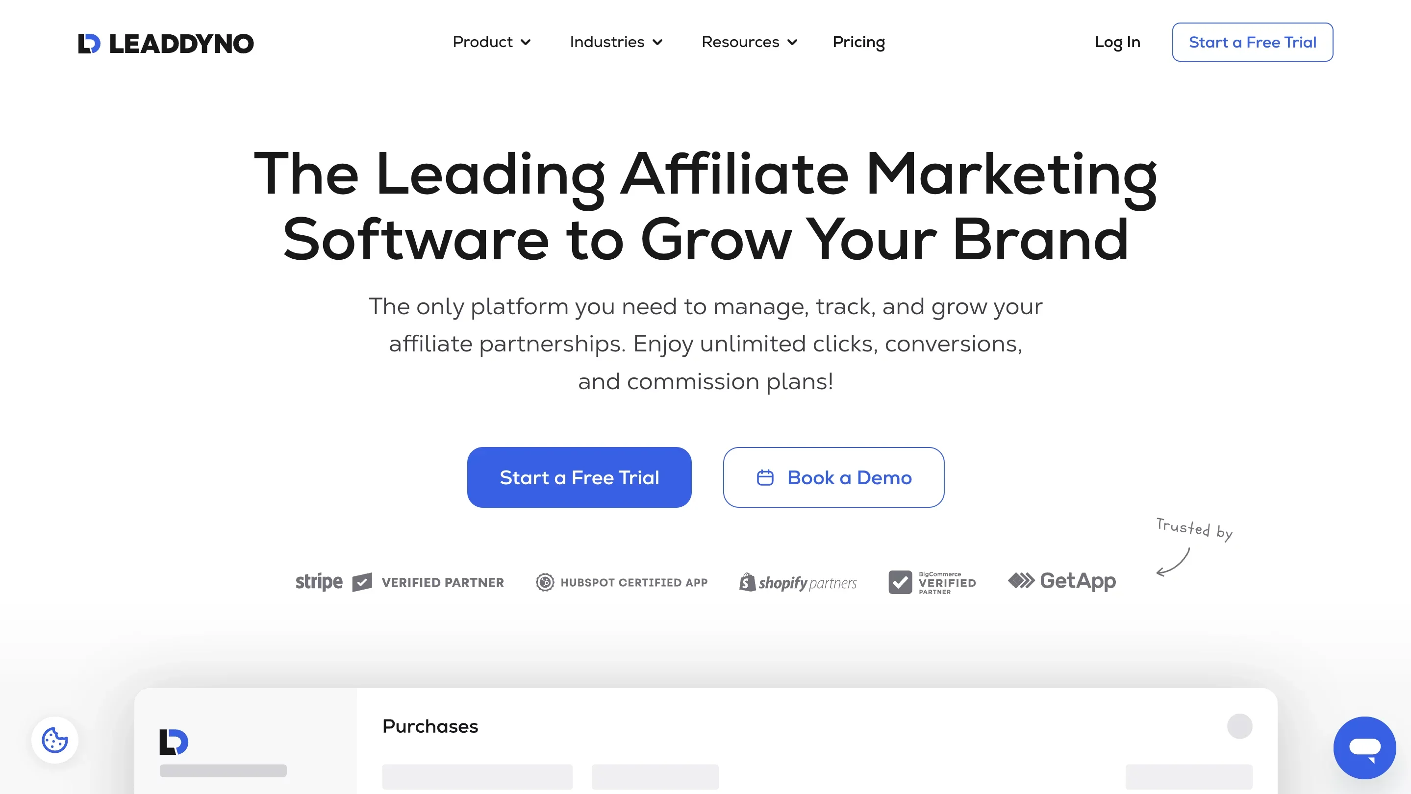 LeadDyno homepage