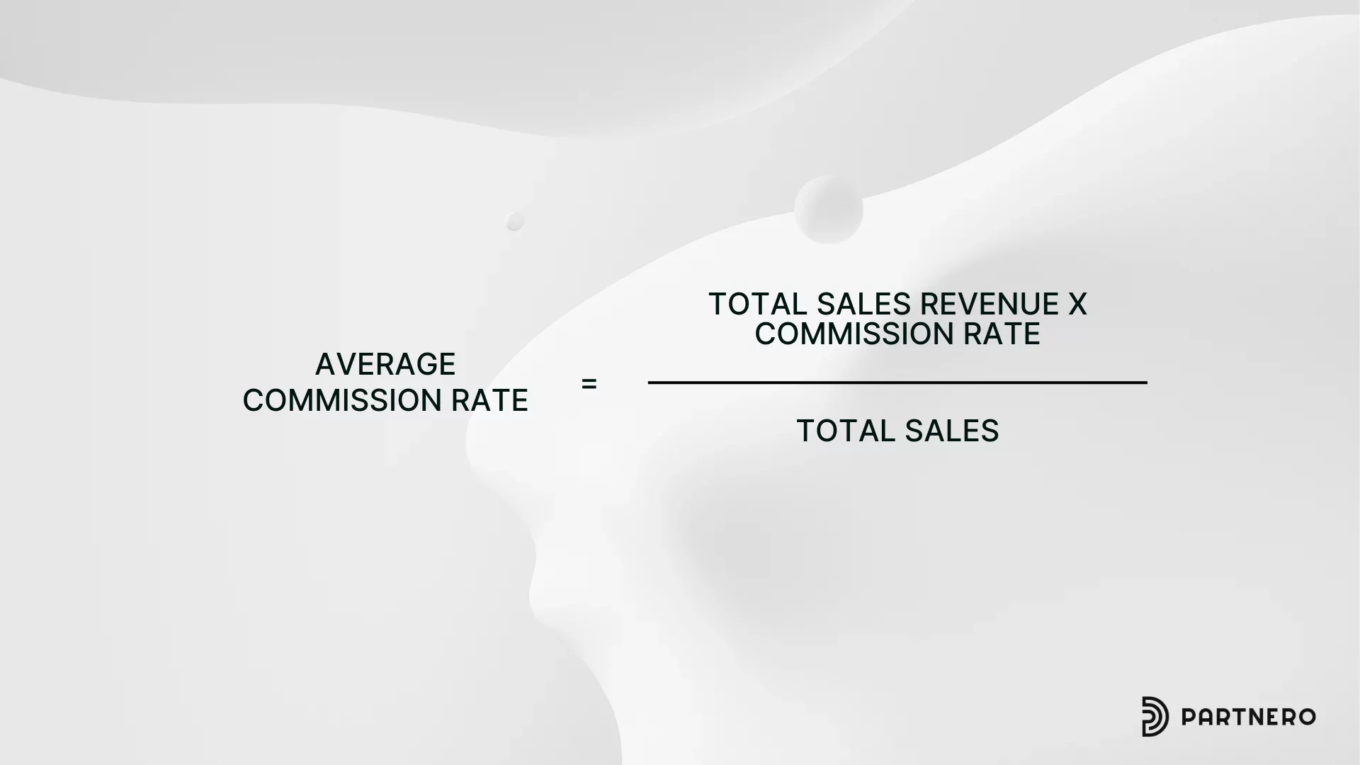 average commission rate formula, an affiliate marketing benchmark and KPI
