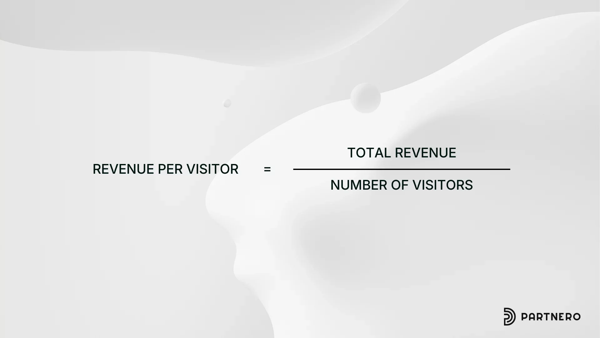 Revenue Per Visitor (RPV) formula, an affiliate marketing benchmark and KPI