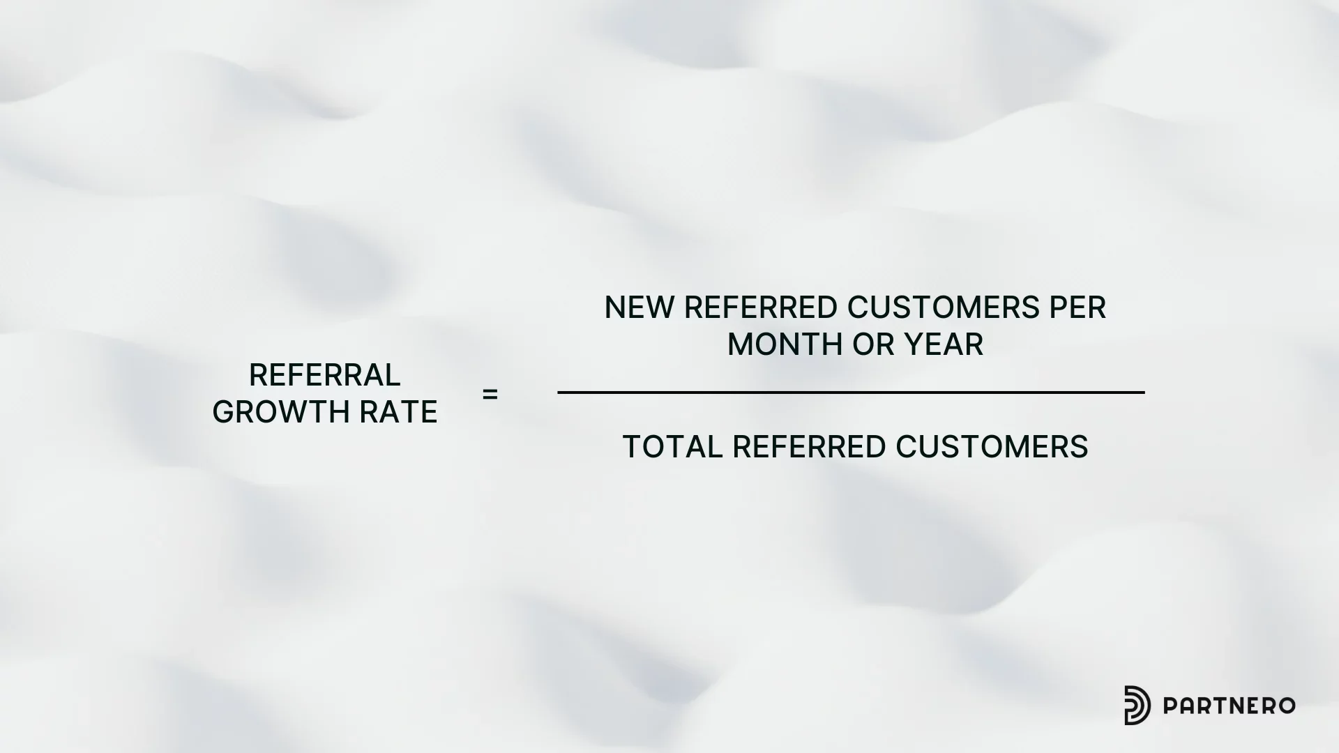 Referral Growth Rate formula