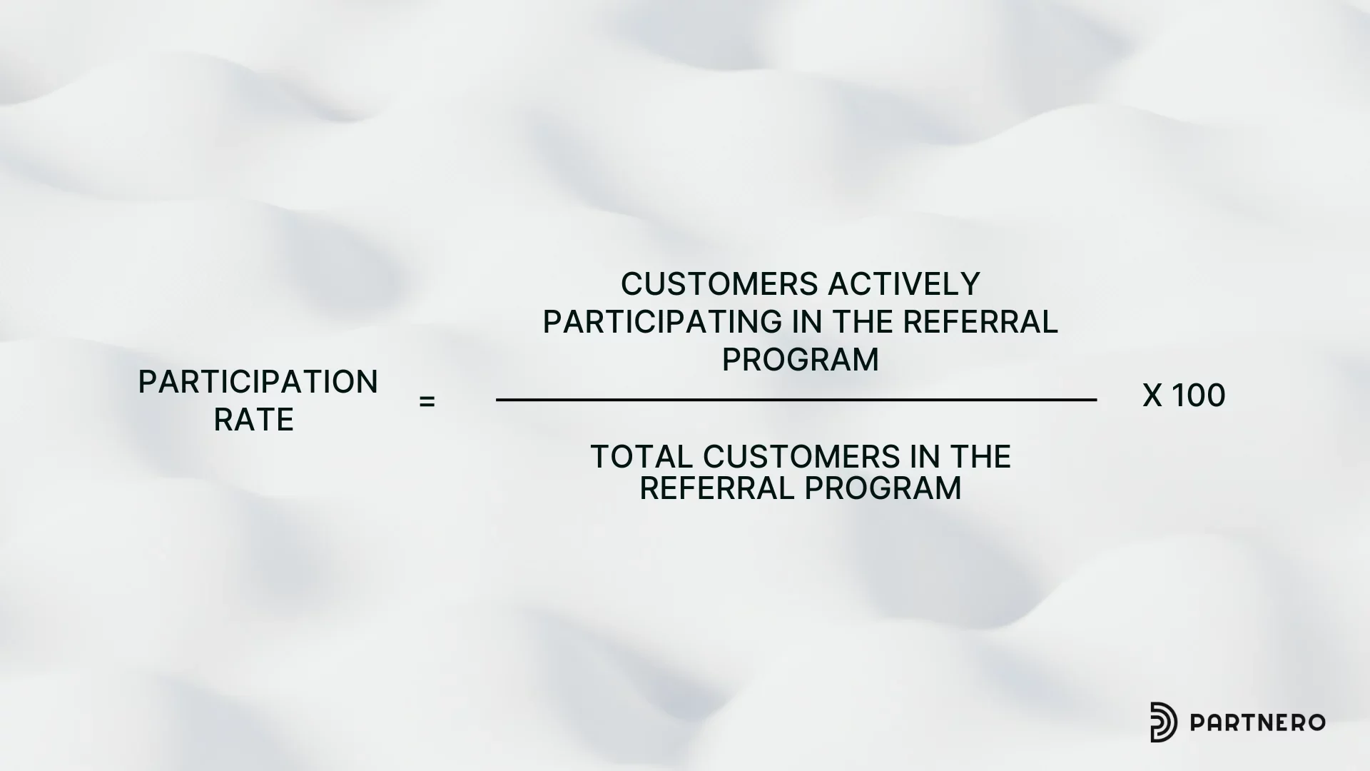 Participation Rate formula